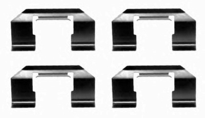 HELLA PAGID 8dz355202491 -  Комплектующие, колодки дискового тормоза